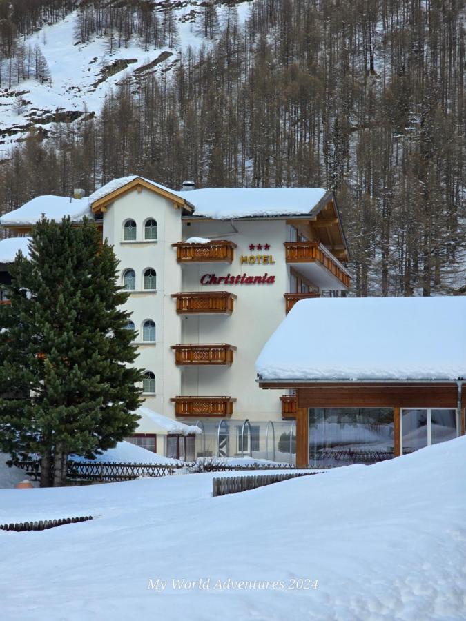 Wellness- Und Schneesporthotel Christiania Saas-Almagell Luaran gambar